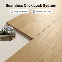 Parquet en chêne blanc, contrecollé avec un cœur multicouche, durable pour les zones à fort trafic, utilisation extérieure, garantie 10 ans