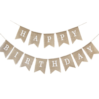 Guirlande de fanions personnalisés en PVC triangulaires pour anniversaire, vente en gros, pour festivals et clubs, pour célébrations d'anniversaire