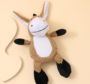 प्यारा और ध्वनि बनाने वाला कुत्ता खुश समय थोड़ा गधे के आकार का प्लश खिलौना जो ध्वनियाँ बना सकता है - Product Image 3