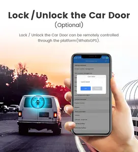 Open Lock Unlock Door Acc Alarm Cut Off Power IoT Sim Card Car GPS Tracker For Vehicle Motor Bike With Engine Stop