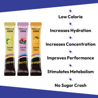 LIFEWORTH Boissons Énergétiques Naturelles en Poudre 200mg Caféine, Pack Varié avec Vitamines B12, Thé Vert, Électrolytes, Prêt à Boire, Halal