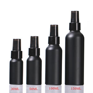 Venta al por Mayor de Botellas Atomizadoras de Aluminio Negro de 30 a 150 ml, Envases de Perfume Premium - Product Image 3