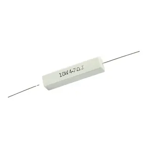 Custom Logo Original 10W 4.7R Ohm Ceramic Cement Resistor For Audio Crossover