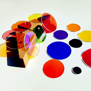 Farbglas filter Boro float 33 für Projektor Gobo - Product Image 3
