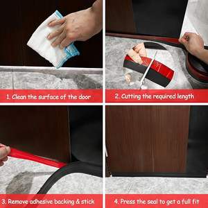 Joint d'étanchéité moderne en silicone pour <span class=keywords><strong>bas</strong></span> <span class=keywords><strong>de</strong></span> <span class=keywords><strong>porte</strong></span>, insonorisant, durable, facile à installer soi-même pour la maison - Product Image 3