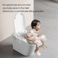 Cupc ETL Auto Sensor Flush Open Electric Salle de bain Intelligent Wc monté au sol Toilette intelligente