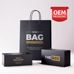 Caja y Bolsa de Embalaje Personalizadas OEM ODM, Impresión Offset en Papel de Arte, Reciclables, Estilo Lujoso, para Compras y Negocios, con Maqueta - Product Image 6