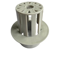 Capuchon de ventilation de drain en PVC personnalisé, couvercle de ventilation de tuyau de drainage en maille, raccords de tuyau de drainage en PVC