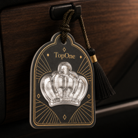 Pendentif Désodorisant Auto En Papier Et Acrylique Boîte Parfum Forme Taille Couleur Motif Et Senteur Personnalisés Cadeau