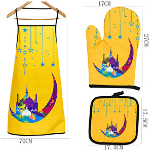 Eid <strong>Mubarak</strong> Kitchen Apron Sets <strong>Ramadan</strong> <strong>Gift</strong> Sets Muslim Islamic Kareem Cooking Baking <strong>Ramadan</strong> Apron for <strong>Ramadan</strong> Decorations - Product Image 6