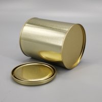 Offre Spéciale : Bidon de Peinture Rond de 1 Litre (1 Quart, 1000 ml) avec Couvercle Triple Étanchéité ou Couvercle à Levier