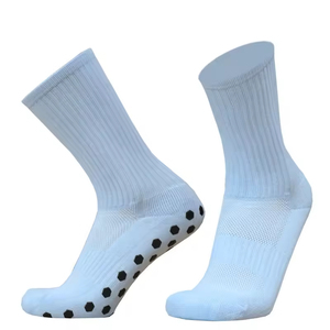 High Elastic Custom Logo <b>Socks</b> Men Soccer Football Basketball Sports Athletic Anti Slip Crew <b>Grip</b> <b>Socks</b> High Quality Wholesale - Product Image 2