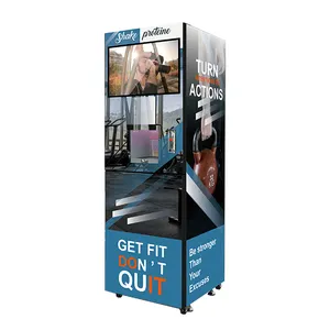 Machine automatique de shakes protéinés avec système de paiement distributeur automatique de gym à écran tactile intelligent de plus de 20 saveurs
