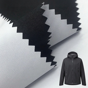 <span class=keywords><strong>Tissu</strong></span> sergé de <span class=keywords><strong>gabardine</strong></span> de polyester 150D laminé par film <span class=keywords><strong>blanc</strong></span> imperméable d'unité centrale pour l'uniforme des hommes - Product Image 1