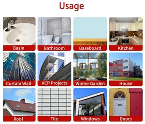 Hai thành phần trung tính bảo dưỡng độ bám dính cao Silicone <span class=keywords><strong>sealant</strong></span> cách nhiệt sơn thủy tinh Giải pháp cho Chất kết dính & chất bịt kín - Product Image 5