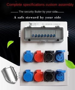 กล่องกระจายพลาสติก ABS กันน้ำกล่องควบคุมไฟฟ้าหัวเข็มขัดกล่องแยกตรวจสอบกลางแจ้ง - Product Image 5