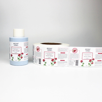Autocollant de shampooing étanche autocollant de shampooing en vinyle personnalisé étiquette d'emballage de lotion Gel douche autocollant d'emballage étiquette de bouteille