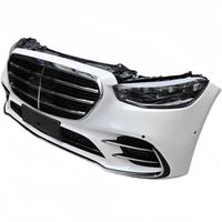 Conjunto de Parachoques Delantero para Mercedes-Benz Clase S S450L S500L W223, con Radiador y Parte Frontal Completa, 2021-2025