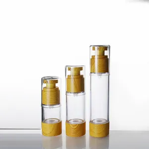 化粧品スキンケア用の新しいデザインのエアレスポンプボトル異なる色のアルミニウムポンプ