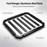 Plateforme de toit en aluminium spécifique pour pick-up, accessoires tout-terrain 4x4 pour Ford Ranger, Dodge Ram 1500, Toyota Hilux