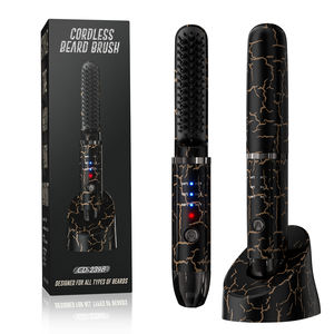 <span class=keywords><strong>Spazzola</strong></span> Lisciante Elettrica <span class=keywords><strong>per</strong></span> Capelli con Riscaldamento Rapido, Design Unico, Senza Fili, <span class=keywords><strong>per</strong></span> Capelli e <span class=keywords><strong>Barba</strong></span> - Product Image 1