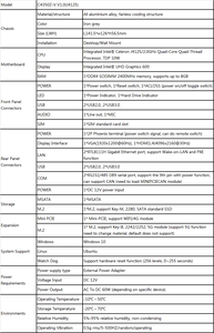 PC Industrial Sin Ventilador Intel J6412 5205U 6200U 8260U VGA HD 8 USB 2 RS232 485 COM LAN Doble MSATA M.2 WiFi 4G Ordenador Industrial - Product Image 6
