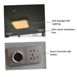 UNIBOOTH - Cabina <span class=keywords><strong>de</strong></span> Reuniones Acústica <span class=keywords><strong>de</strong></span> Lujo, Privada, 33dB, ISO 23351, ASTM-E84, Ignífuga, <span class=keywords><strong>de</strong></span> Montaje Rápido, para Laboratorio Creativo, Taller, Venta al por Mayor - Product Image 5