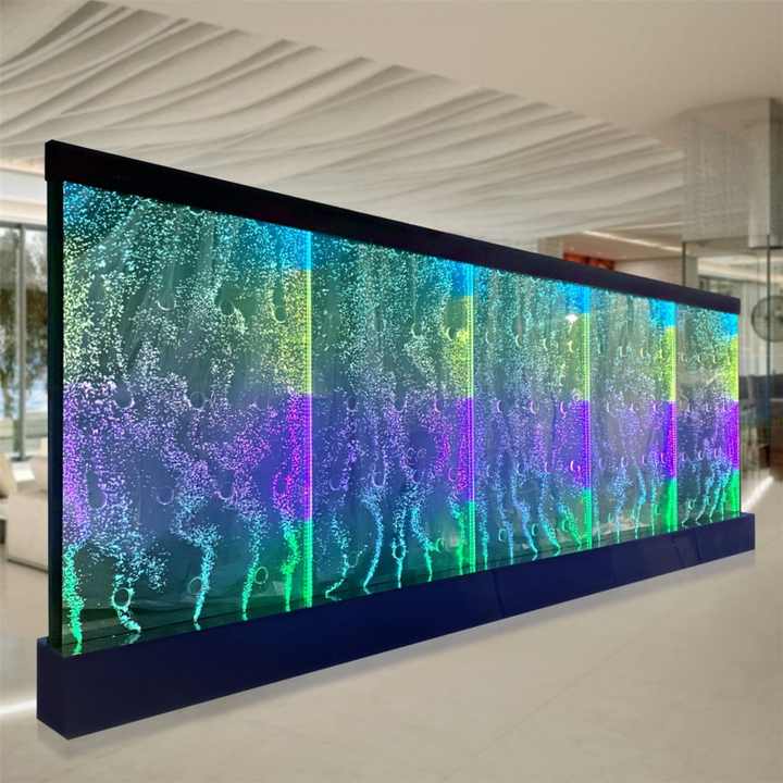 Hotel Decoration Interior Restaurant  Led Lighted Fountain Room Wall Divider