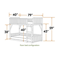 Ensemble de meubles de chambre à coucher modernes lits pour enfants lits superposés pour enfants lit d'enfant en bois massif avec rangement