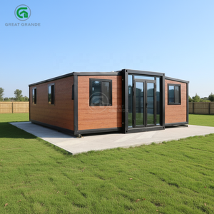 Conteneur de <span class=keywords><strong>bureau</strong></span> extensible de 20 pieds, maison préfabriquée portable, espace de travail modulaire, magasin, boutique de vêtements, kiosque commercial, bâtiment commercial - Product Image 1