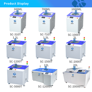1.1l מעבדה ואקום פלנטרי אבקת mixer מערבל במהירות גבוהה מתכווננת חומר פלדה המנוע עבור צבע קוסמטי - Product Image 3
