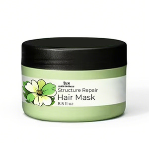 LOW MOQ OEM Champú de agua de arroz, simplemente nutrir con manteca de karité, coco y notas de aroma de leche de arroz, sin parabenos y sulfatos - Product Image 4