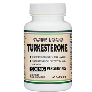 Viên nang bổ sung 500mg turkesterone với bột chiết xuất ajuga turkestanica hỗ trợ mức testosterone và phục hồi cơ bắp - Product Image 1