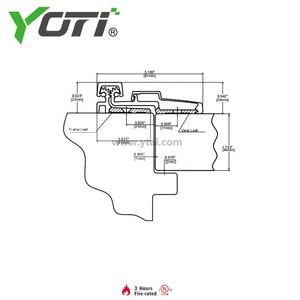 مفصلات متينة ذات سطح كامل ومستمرة بتصميم عصري متوافقة مع معايير ANSI/BHMA للاستخدام في الأبواب - Product Image 3
