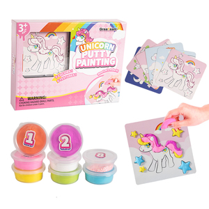 Jouet magique <span class=keywords><strong>super</strong></span> léger argile sable Slime cinétique nourriture molle Grand argile fait à la main jouets à faire soi-même pâte à modeler couleur pâte à modeler pour la maternelle - Product Image 1