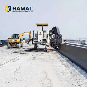 เครื่องปูคอนกรีตแบบหล่อหล่อลื่น (Slipform) ขนาด 12 เมตร ใหม่และมือสอง ยี่ห้อ Hamac สำหรับอุตสาหกรรมก่อสร้าง ปูทางเท้า ปูขอบถนน พร้อมปั๊ม มอเตอร์ และแกนหลัก - Product Image 1