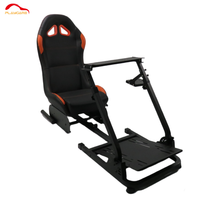 Cockpit de simulateur de course pour jeux de conduite automobile PS4 PS5 PC, avec support de volant et siège de conduite