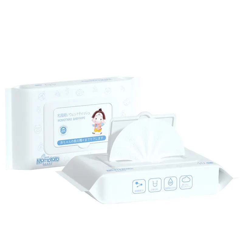 Affordable and tasteless skin-friendly baby wet and fragrance-free customized cleaning wipes