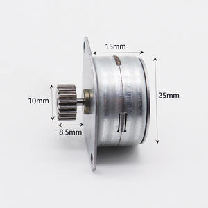 Moteur pas à pas miniature 25BY 25 mm x 15 mm, moteur synchrone à aimant permanent DC pour imprimante thermique et serrure de porte - Product Image 1