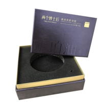 Boîtes cadeaux rigides carrées de luxe en carton gris biodégradable et recyclable pour crème visage et sérum cosmétique, fabrication chinoise