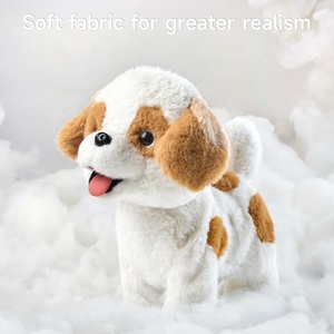 Jouet interactif pour enfants Tumama, chiot en peluche électronique, contrôle par laisse, peluche réaliste, chien musical qui marche, jouet pour garçon et fille - Product Image 5