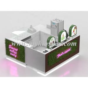 <span class=keywords><strong>Kiosque</strong></span> de glaces de roumanie <span class=keywords><strong>kiosque</strong></span> de nourriture avec herbe et <span class=keywords><strong>kiosque</strong></span> de congélation comptoir de Bar de nourriture dans le Center commercial à vendre - Product Image 2