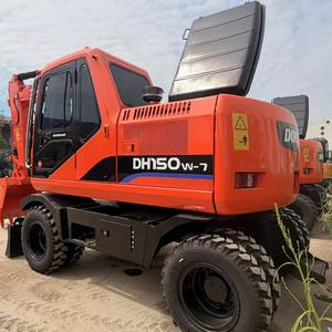 รถขุดล้อยาง Doosan DH150W-7 มือสอง ขนาด 15 ตัน ปี 2022 พร้อมเครื่องยนต์ ปั๊ม และมอเตอร์ - รายงานและวิดีโอ - Product Image 1