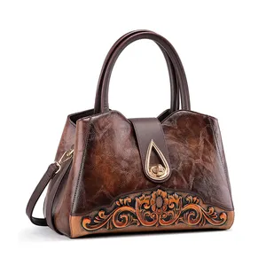 2023, новая роскошная женская сумка ручной работы, кожаная резная дизайнерская женская сумка через плечо, Классическая Сумка-тоут с тиснением логотипа