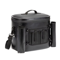 Sac isotherme noir imperméable à prix d'usine pour garder les bières et les boissons au frais, sac de transport thermique isolé