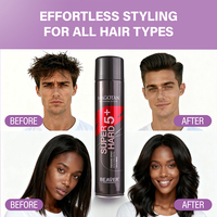 Sprays coiffants professionnels MAGOTAN 420 ml Séchage rapide Tenue forte 24 heures Spray aérosol pour cheveux Spray de finition pour cheveux pour salons