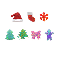 Vente chaude blanc laboratoire créé opale pendentif breloques forme personnalisée opale pierres précieuses pour les vacances Halloween et noël perles d'opale