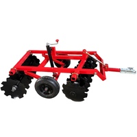 Arado y Rastra de Discos Rotativos de Arrastre para Cuatrimoto (ATV) de Baja Potencia, Herramienta Agrícola de Granja en Venta