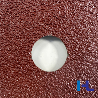 Disque abrasif en gros 5-7 pouces en oxyde d'aluminium rouge VSM, disque de polissage en fibre pour le meulage des métaux