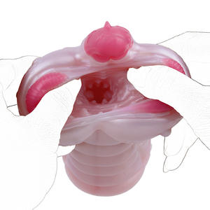 手持ち型液体自慰行為者玩具シングルチャンネルシリコーン動物膣デザインソフトシミュレーション動物カップ玩具 - Product Image 4